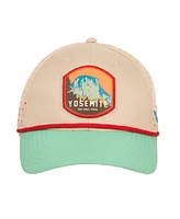 Generic Men's Yosemite National Park Cream and Teal 6-Panel Unstructured Hat