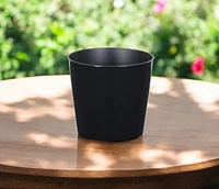 Sturdy Round Plastic Flower Pot for Indoor and Outdoor Spaces