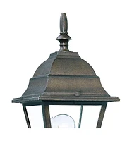 Antique Brown Swing Arm Outdoor Wall Light
