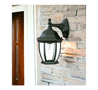 Wide Hanging Lantern Wall Light for Outdoor and Indoor Lighting