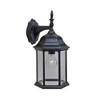 Adjustable Swing Arm Wall Light with Clear Glass Shade for Home Decor