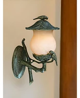 Bird Detail Lantern Wall Light – Timeless Design for Porch & Walkways