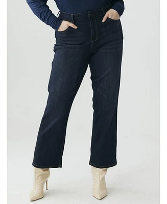 Molly & Isadora Plus Riverside Straight Leg Jean