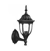 Clear Glass Swing Arm Wall Light for Bedroom Reading or Task Lighting