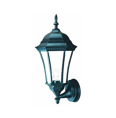 Matte Black Carousel Lantern Wall Light