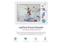 Smart WiFi Digital Photo Frame myFirst Frame Doodle 9 Inch 1067x800 Lcd Touch Screen, Auto-Rotate Portrait and Landscape, 32GB Memory with Cloud Stora