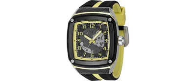 Invicta Men's 48070 Invicta Racing Quartz Multifunction Yellow, Gunmetal Dial Watch