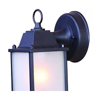 Hanging Frosted Glass Lantern Wall Light – Decorative Lighting for Garden & Walkways