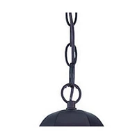 Hanging Light with Geometric Glass Shade – Contemporary Ceiling Lamp