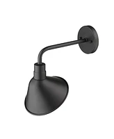 Modern Wide Shade Led Wall Sconce for Home and Patio Lighting