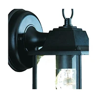 Hanging Glass Lantern Wall Light for Porch and Entryway Decor