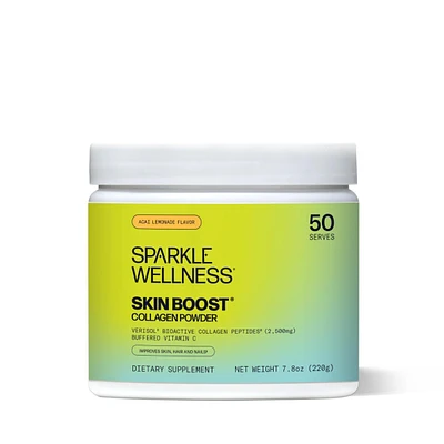 Skin Boost [50-Serves] | Collagen Powder Supplement with Verisol Bioactive Hydrolyzed Peptides & Vitamin C to Improve Skin, Hair Nail Healt