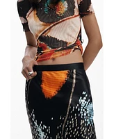 Desigual Women's Skirt designed by Mr. Christian Lacroix