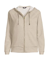 Lands' End Women's Serious Sweats Relaxed Long Sleeve Full Zip Hoodie Sweatshirt