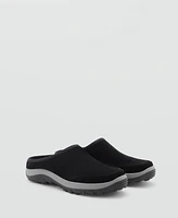 Mango Women's Track Sole Leather Clogs