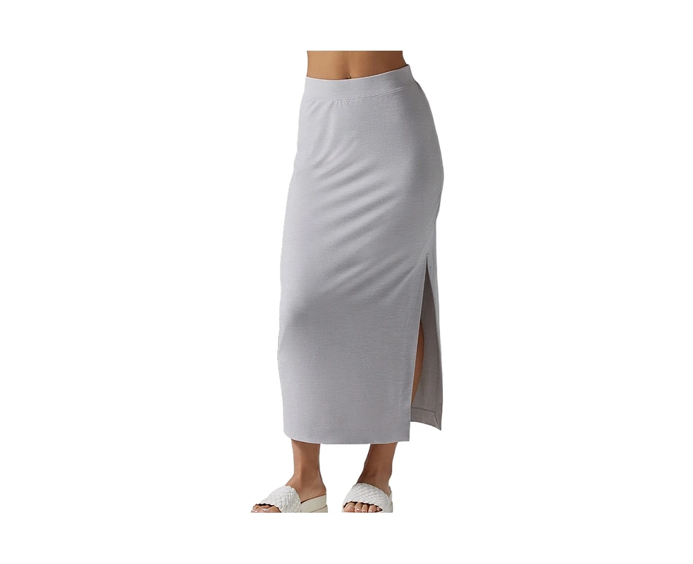 Tavi Women's Brushed Tec Knit Midi Skirt