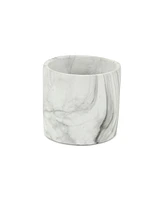 Ceramic Round Planter with Marbleized Finish – Versatile Pot for Home & Garden
