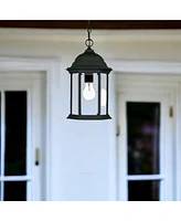 Hanging Glass Lantern Light – Classic Pendant for Home & Garden Decor