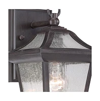 Antique Bronze Birdhouse Shape Outdoor Wall Light