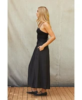Crescent Women's Isabella Mix Media Maxi Dress