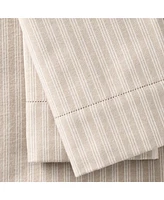 Lands' End Luxe Flannel Yarn Dyed Bed Sheet Set