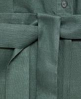 Mango Women's Linen Shirt Jumpsuit