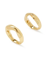 Robert Lee Morris Soho Gold Sculpted Ring Set