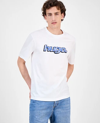 Hugo Boss Men's Nugibol Logo Graphic Cotton T-Shirt