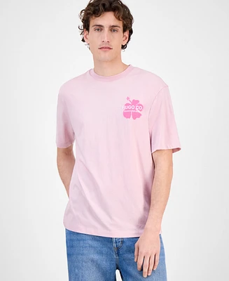 Hugo Boss Men's Nodiwop Logo Graphic Cotton T-Shirt