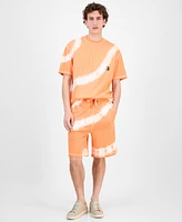 Hugo Boss Men's Natisho Cotton Tie-Dye Shorts