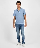 Sun + Stone Men's Faded Short Sleeve Polo Shirt, Exclusively at Macy's