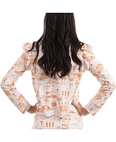 Smith & Quinn Women's White/Tennessee Orange Tennessee Volunteers Tailgate Collection Grayson Top