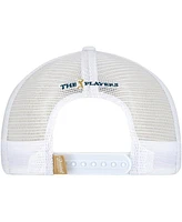 Barstool Golf Men's White/Tan The Players Nailhead Canvas Rope Adjustable Hat