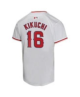 Nike Big Boys and Girls Yusei Kikuchi White Los Angeles Angels Home Game Player Jersey