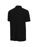 Antigua Men's Black/Red Georgia Bulldogs Era Polo Shirt