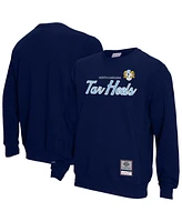 Mitchell & Ness Men's Navy North Carolina Tar Heels Elite Script Pullover Sweatshirt