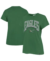 '47 Brand Women's Kelly Green Philadelphia Eagles Treasure Frankie T-Shirt