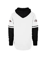 '47 Brand Men's White Cincinnati Bengals Throwback Shortstop Pullover Hoodie