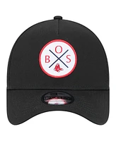 New Era Men's Black Boston Red Sox 9FORTY A-Frame Adjustable Hat