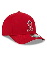 New Era Men's Red Los Angeles Angels Player Replica 9FORTY Adjustable Hat