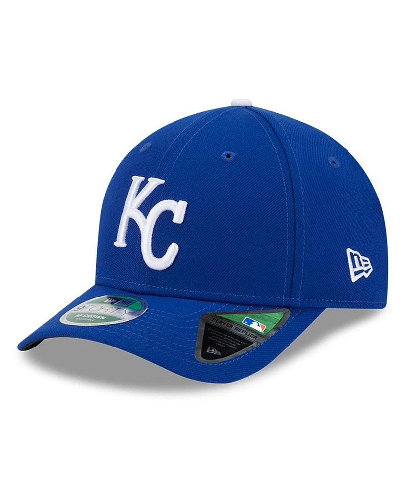 New Era Men's Royal Kansas City Royals Player Replica 9FORTY Adjustable Hat