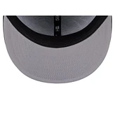 New Era Men's Navy York Yankees Overlap 59FIFTY Fitted Hat