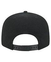 New Era Men's Black San Francisco 49ers Adventure Canvas Split Panel 9FIFTY Snapback Hat