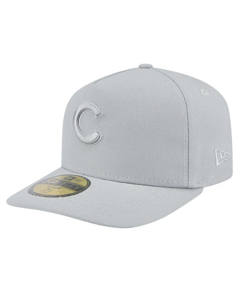 New Era Men's Gray Chicago Cubs Colorpack 59FIFTY Fitted Hat