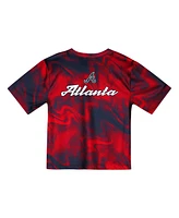 Outerstuff Preschool 2-Piece Set Red Atlanta Braves Hitter Infielder T-Shirts and Shorts