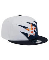 New Era Men's Navy/White Houston Astros Jagged 9FIFTY Snapback Hat