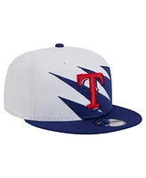 New Era Men's Royal/White Texas Rangers Jagged 9FIFTY Snapback Hat