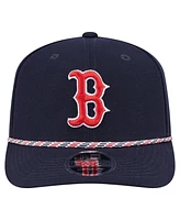 New Era Men's Navy Boston Red Sox Multi-Rope 9SEVENTY Stretch-Snap Hat