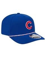 New Era Men's Royal Chicago Cubs Multi-Rope 9SEVENTY Stretch-Snap Hat