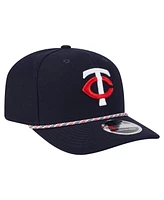 New Era Men's Navy Minnesota Twins Multi-Rope 9SEVENTY Stretch-Snap Hat
